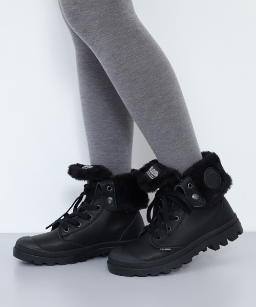 PALLADIUM(パラディウム)の「BAGGY NBK WL バギー ヌバック WL(ブーツ・レディース・ブラック・23.5cm/23cm/24.5cm/24cm/22.5cm)」の19枚目の写真