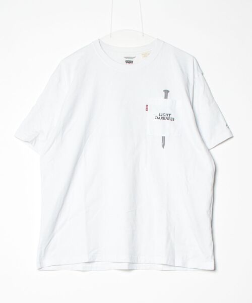 Levi's ✖️UNDERCOVER Tシャツ XL ホワイト　新品未使用品 ブランド古着】半袖Tシャツ【Levi'sコラボ】（Tシャツ/カットソー