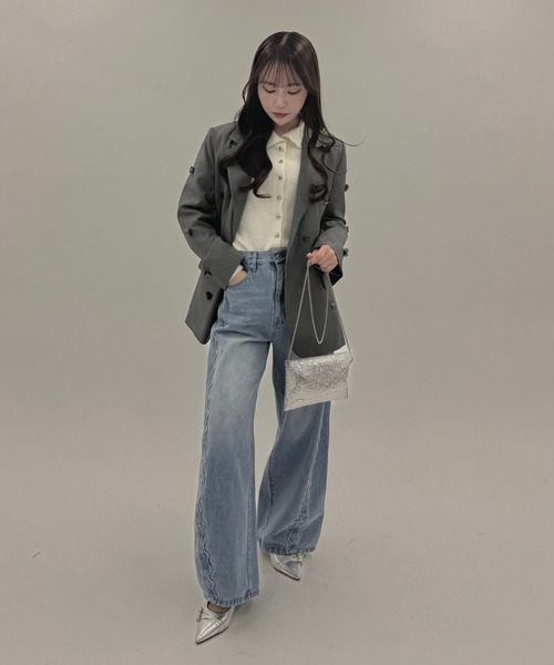 mellowneon(メロウネオン)の「スパンコールレターミニバッグ(ハンドバッグ・レディース・ブルー系その他/ベビーピンク/シルバー・FREE)」の22枚目の写真