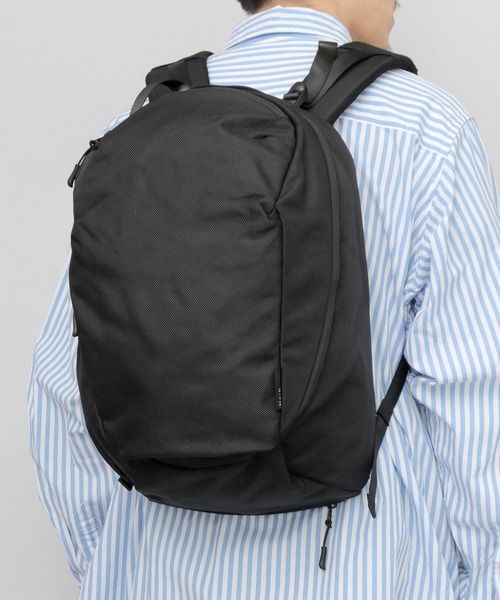 撥水加工 コンパクト スマートビジネスリュック A4・PC収納対応 レインカバー付き Gemini middle backpack