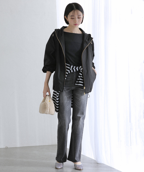 La TOTALITE（ラトータリテ）の「《WEB限定追加》【洗える】フードマウンテンパーカー（マウンテンパーカー・レディース・カーキ・38/36）」の2枚目の写真