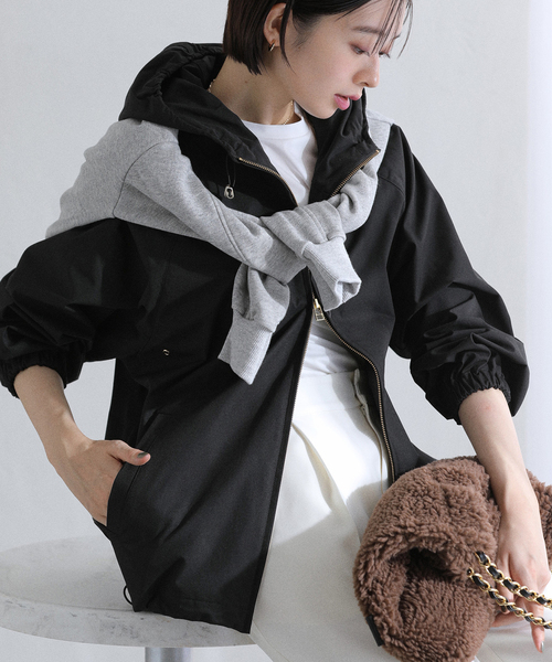 La TOTALITE（ラトータリテ）の「《WEB限定追加》【洗える】フードマウンテンパーカー（マウンテンパーカー・レディース・カーキ・38/36）」の11枚目の写真