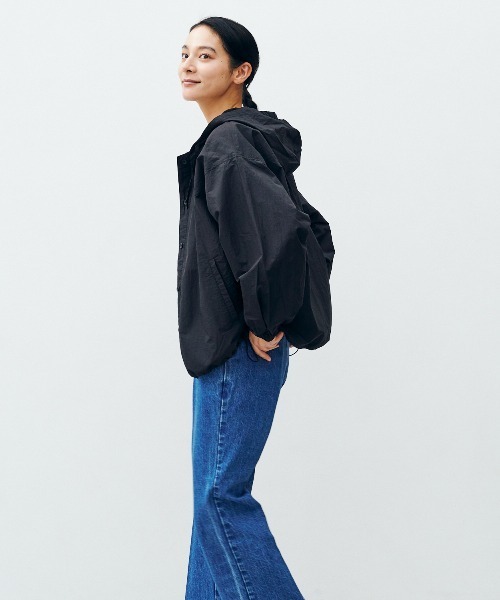 KELTY(ケルティ)の「KELTY/ケルティ コンパクト シャツパーカー ライトアウター ルーズシルエット 2026年 夏 夏服 秋服(その他アウター・レディース・ブラック/カーキ/グレー/ブルー・FREE)」の9枚目の写真