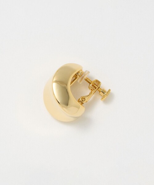 UNITED ARROWS（ユナイテッドアローズ）の「Jシェイプ  イヤリング（イヤリング・レディース・ゴールド/シルバー・FREE）」の3枚目の写真