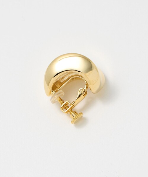 UNITED ARROWS（ユナイテッドアローズ）の「Jシェイプ  イヤリング（イヤリング・レディース・ゴールド/シルバー・FREE）」の5枚目の写真