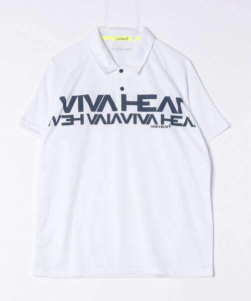 VIVA HEART/GOLF — гольф‑футболка с графическим дизайном
