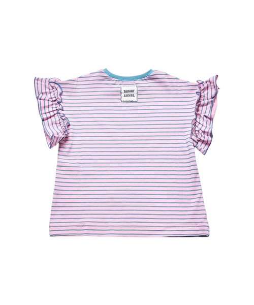 pairmanon(ペアマノン)の「【綿100%】ガールズ アソートフリル ボーダーTシャツ(Tシャツ/カットソー・キッズ・レッド系その他/グリーン系その他/ピンク系その他/パープル系その他/ピンク系その他2/ブルー系その他/ピンク系その他3・100/110/120/130/140/150/80/90)」の13枚目の写真