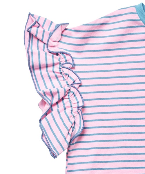 pairmanon(ペアマノン)の「【綿100%】ガールズ アソートフリル ボーダーTシャツ(Tシャツ/カットソー・キッズ・レッド系その他/グリーン系その他/ピンク系その他/パープル系その他/ピンク系その他2/ブルー系その他/ピンク系その他3・100/110/120/130/140/150/80/90)」の16枚目の写真