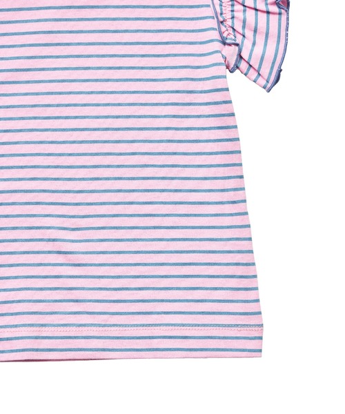 pairmanon(ペアマノン)の「【綿100%】ガールズ アソートフリル ボーダーTシャツ(Tシャツ/カットソー・キッズ・レッド系その他/グリーン系その他/ピンク系その他/パープル系その他/ピンク系その他2/ブルー系その他/ピンク系その他3・100/110/120/130/140/150/80/90)」の17枚目の写真