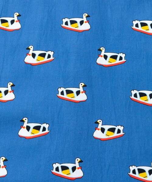 go slow caravan(ゴースローキャラバン)の「40/-ブロード 総柄プリント R/Gシャツ(シャツ/ブラウス・メンズ・アイボリー/ネイビー・SMALL/MEDIUM/LARGE/X-LARGE)」の11枚目の写真