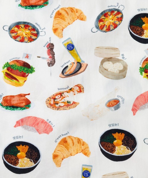 go slow caravan(ゴースローキャラバン)の「40/-ブロード 総柄プリント R/Gシャツ(シャツ/ブラウス・メンズ・アイボリー/ネイビー・SMALL/MEDIUM/LARGE/X-LARGE)」の14枚目の写真