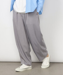 Purple&Yellow | ストライプ ワイドテーパードパンツ(その他パンツ)