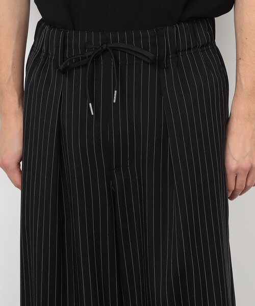 Purple&Yellow（パープルアンドイエロー）の「ストライプ ワイドテーパードパンツ（その他パンツ・メンズ・ブラック/グレー・X-SMALL/SMALL/MEDIUM/LARGE）」の16枚目の写真