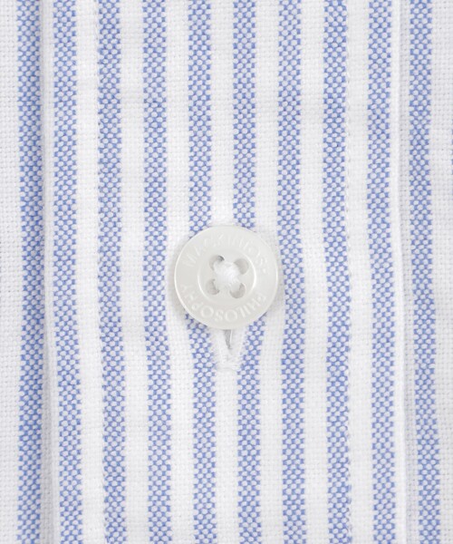 MACKINTOSH PHILOSOPHY（ﾏｯｷﾝﾄｯｼｭ ﾌｨﾛｿﾌｨｰ）の「バッキンガムベア 長袖ボタンダウン オックスバリエーション（シャツ/ブラウス・メンズ・ブルー系その他4/ホワイト・38/40）」の11枚目の写真