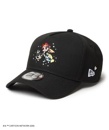 NEW ERA(�j���[�G��)��NEW ERA/�j���[�G�� × The Powerpuff Girls �p���[�p�t�K�[���Y �R���{ �L���b�v 9FORTY A-Frame Rhinestone ���C���X�g�[�� �u���b�N 14743498(�L���b�v)