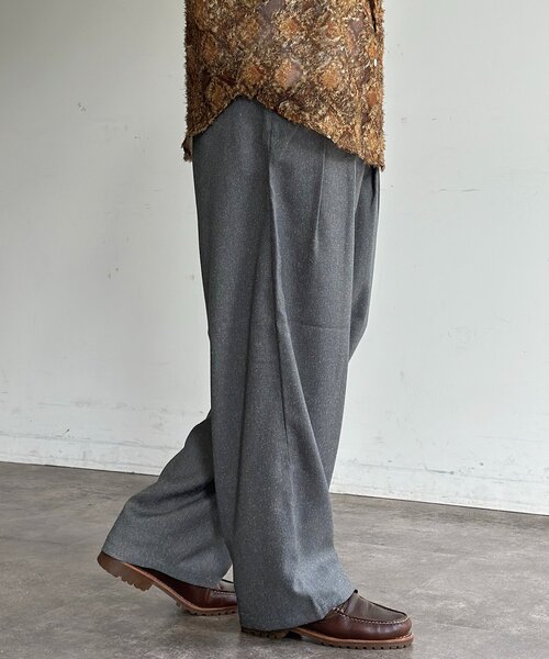 CPCM（シーピーシーエム）の「2タックサマーツイードトラウザー（その他パンツ・メンズ・ブラウン/グレー/ネイビー/ブラック・MEDIUM/LARGE）」の14枚目の写真