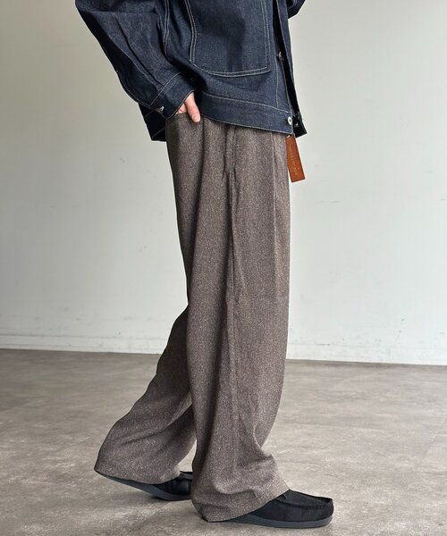 CPCM（シーピーシーエム）の「2タックサマーツイードトラウザー（その他パンツ・メンズ・ブラウン/グレー/ネイビー/ブラック・MEDIUM/LARGE）」の17枚目の写真