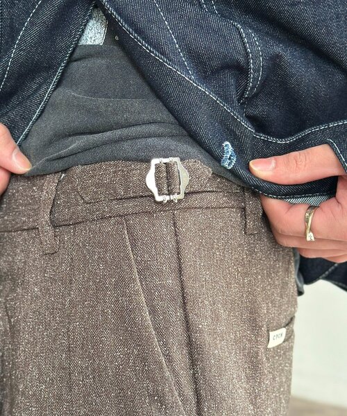 CPCM（シーピーシーエム）の「2タックサマーツイードトラウザー（その他パンツ・メンズ・ブラウン/グレー/ネイビー/ブラック・MEDIUM/LARGE）」の21枚目の写真