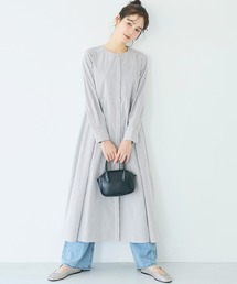 coca(coca) | 【WEB限定セール】SOLOTEX(R)使用フレアシャツワンピース(シャツワンピース)