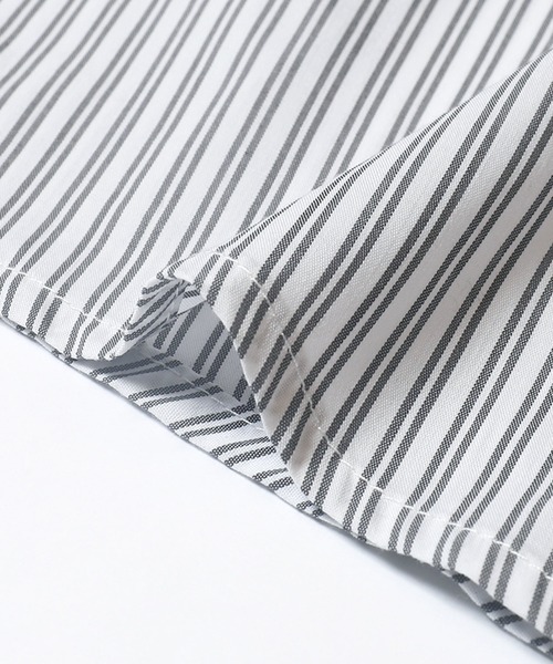 coca（coca）（コカ）の「SOLOTEX(R)使用フレアシャツワンピース（シャツワンピース・レディース・ホワイト/ブルー・S/M/L）」の18枚目の写真