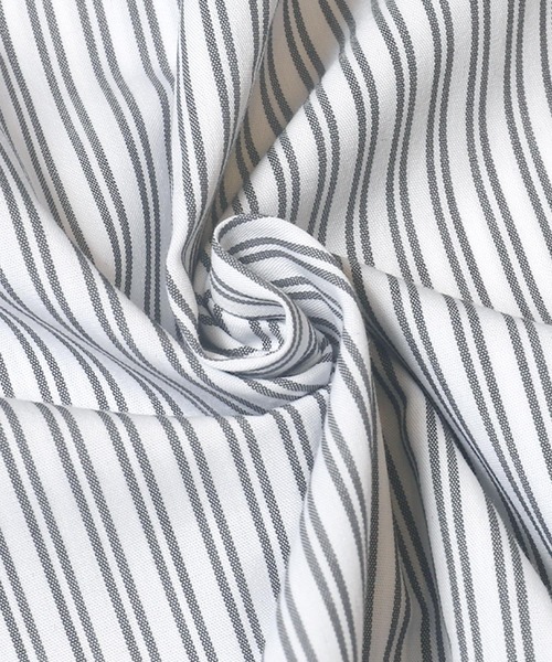 coca（coca）（コカ）の「SOLOTEX(R)使用フレアシャツワンピース（シャツワンピース・レディース・ホワイト/ブルー・S/M/L）」の19枚目の写真