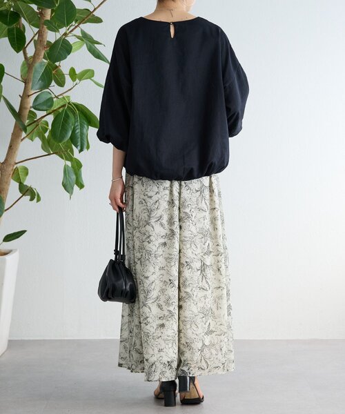 BEARDSLEY（ビアズリー）の「更紗柄サルエルワイドパンツ（その他パンツ・レディース・ベージュ・FREE）」の16枚目の写真