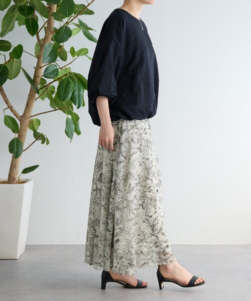 BEARDSLEY（ビアズリー）の「更紗柄サルエルワイドパンツ（その他パンツ・レディース・ベージュ・FREE）」の17枚目の写真