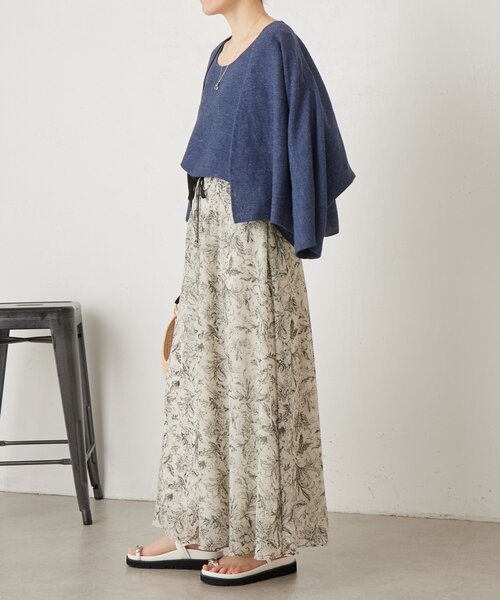 BEARDSLEY（ビアズリー）の「更紗柄サルエルワイドパンツ（その他パンツ・レディース・ベージュ・FREE）」の19枚目の写真