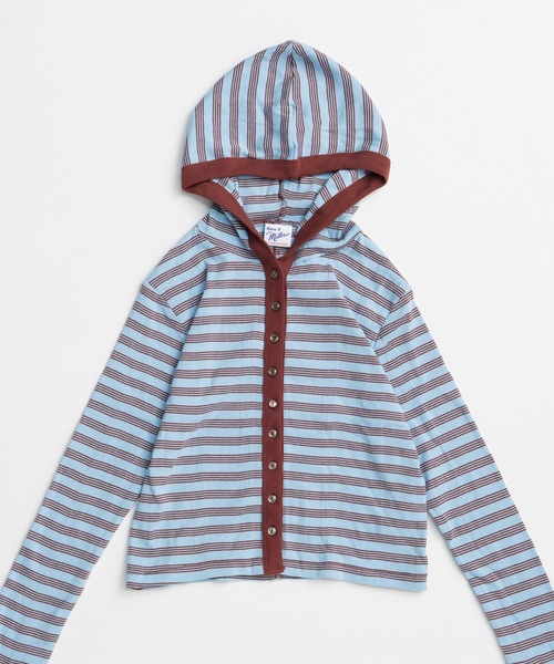 MAISON SPECIAL(メゾンスペシャル)の「【MILLER】Rib Hoodie Cardigan/リブフーディーカーディガン(パーカー・レディース・チャコールグレー/ブラック/ブルー・FREE)」の15枚目の写真