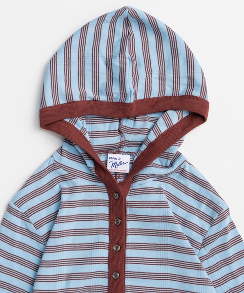 MAISON SPECIAL(メゾンスペシャル)の「【MILLER】Rib Hoodie Cardigan/リブフーディーカーディガン(パーカー・レディース・チャコールグレー/ブラック/ブルー・FREE)」の17枚目の写真