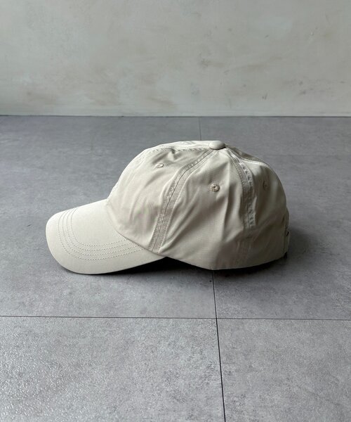 DouDou(ドゥドゥ)の「撥水加工ナイロンキャップ(ハット・レディース・グレイッシュベージュ/ブラック・FREE)」の14枚目の写真