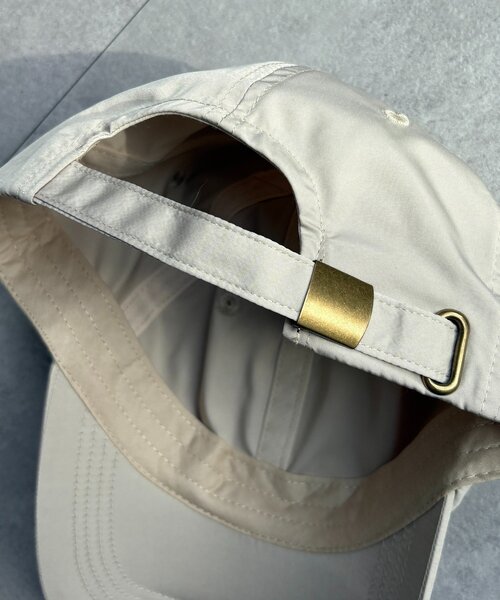 DouDou(ドゥドゥ)の「撥水加工ナイロンキャップ(ハット・レディース・グレイッシュベージュ/ブラック・FREE)」の17枚目の写真