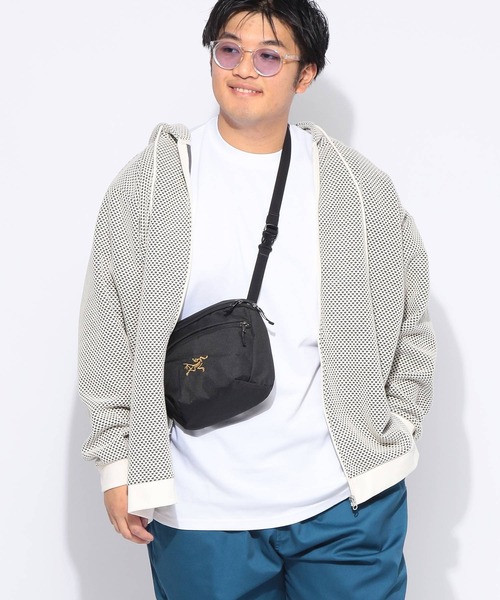 SAKAZEN(サカゼン)の「パーカー 長袖 メンズ 大きいサイズ バーズアイ ジャガード フルジップ PLEGGI (プレッジ)(パーカー・メンズ・ホワイト/ブラック・3L/4L/5L)」の4枚目の写真