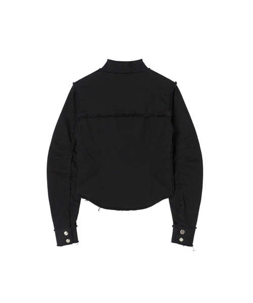 NYXX（エヌワイエックスエックス）の「EYELET COTTON JACKET BLACK（その他アウター・レディース・その他・F）」の3枚目の写真
