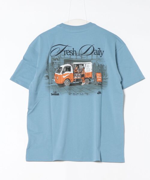 NIKE(ナイキ)の「《NIKEアパレル》AS U NSW TEE LSE CAFE SWOO(Tシャツ/カットソー・メンズ・ブルー/ブラック・S/M/L/XL/2XL)」の3枚目の写真