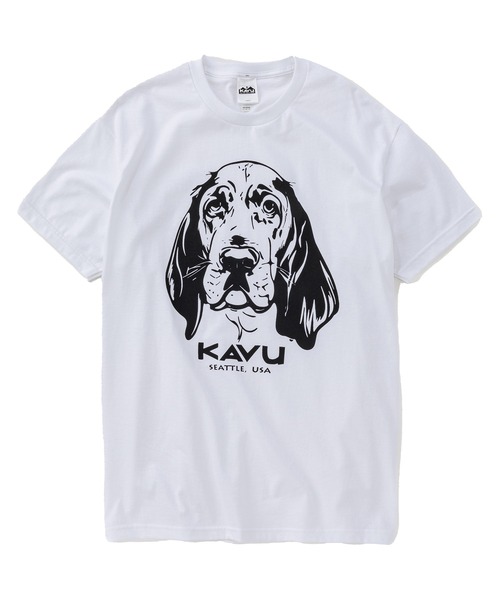 KAVU(カブー)の「KAVU/カブー 26 Dog Tee/ドッグ Tシャツ(Tシャツ/カットソー・メンズ・ヘザーグレー/サンドベージュ/ホワイト・LARGE/X-LARGE/MEDIUM)」の4枚目の写真