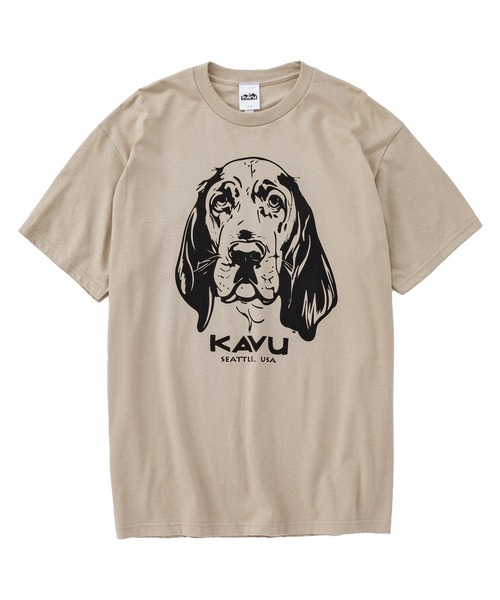 KAVU(カブー)の「KAVU/カブー 26 Dog Tee/ドッグ Tシャツ(Tシャツ/カットソー・メンズ・ヘザーグレー/サンドベージュ/ホワイト・LARGE/X-LARGE/MEDIUM)」の14枚目の写真