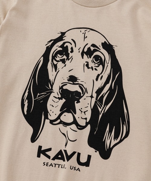 KAVU(カブー)の「KAVU/カブー 26 Dog Tee/ドッグ Tシャツ(Tシャツ/カットソー・メンズ・ヘザーグレー/サンドベージュ/ホワイト・LARGE/X-LARGE/MEDIUM)」の16枚目の写真