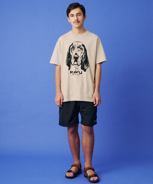 KAVU(カブー)の「KAVU/カブー 26 Dog Tee/ドッグ Tシャツ(Tシャツ/カットソー・メンズ・ヘザーグレー/サンドベージュ/ホワイト・LARGE/X-LARGE/MEDIUM)」の18枚目の写真