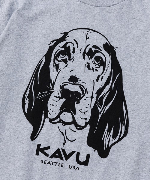 KAVU(カブー)の「KAVU/カブー 26 Dog Tee/ドッグ Tシャツ(Tシャツ/カットソー・メンズ・ヘザーグレー/サンドベージュ/ホワイト・LARGE/X-LARGE/MEDIUM)」の11枚目の写真