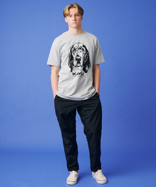 KAVU(カブー)の「KAVU/カブー 26 Dog Tee/ドッグ Tシャツ(Tシャツ/カットソー・メンズ・ヘザーグレー/サンドベージュ/ホワイト・LARGE/X-LARGE/MEDIUM)」の13枚目の写真
