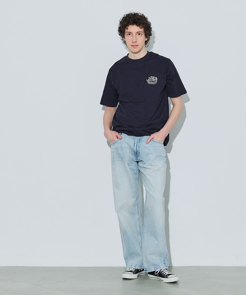 coca(coca)(コカ)の「ユニセックス キャラプリントT(Tシャツ/カットソー・メンズ・ネイビー/ホワイト・L/XL/M)」の3枚目の写真