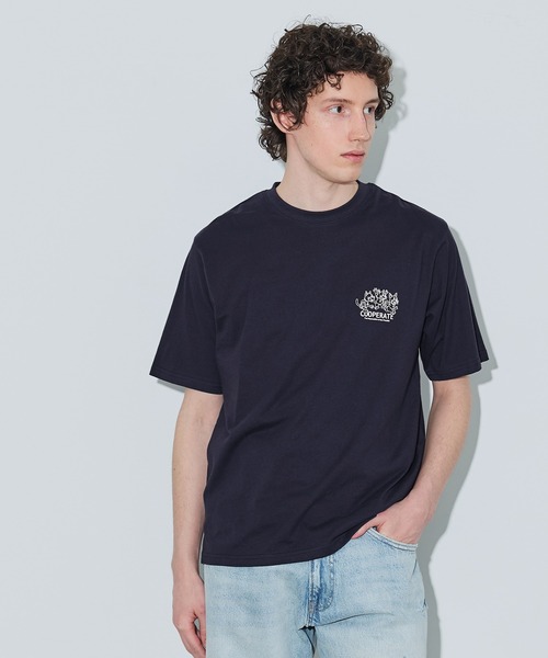 coca(coca)(コカ)の「ユニセックス キャラプリントT(Tシャツ/カットソー・メンズ・ネイビー/ホワイト・L/XL/M)」の5枚目の写真