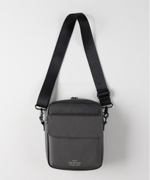 BACK NUMBER | 【BACK NUMBER】杢調ポリコンビスクエアミニショルダーバッグ (軽量 / 耐久性 / ビジネス対応 / カジュアル)(ショルダーバッグ)