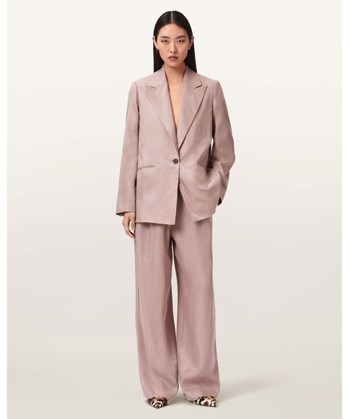 ALLSAINTS（オールセインツ）の「AVERIE TENCEL RELAXED FIT BLAZER | AVERIE テンセル リラックス フィット ブレザー（テーラードジャケット・レディース・ライラック系・6/4/10/8）」の2枚目の写真