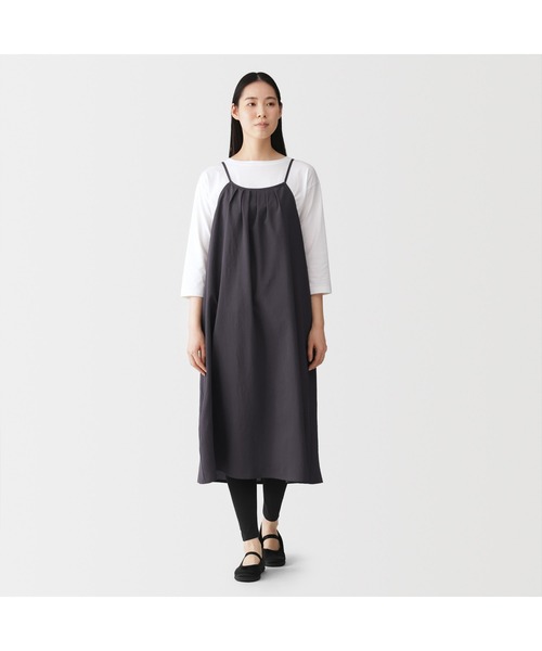 無印良品(ムジルシリョウヒン)の「婦人 さらっと綿UVカットレギンス(十分丈)(レギンス/スパッツ・レディース・グレー系/ブラック/ライトグレー・S/L/XL/M)」の4枚目の写真