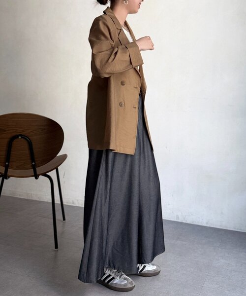 Chez toi（シェトワ）の「シアーテーラードジャケット（テーラードジャケット・レディース・オフホワイト/ベージュ・FREE）」の18枚目の写真