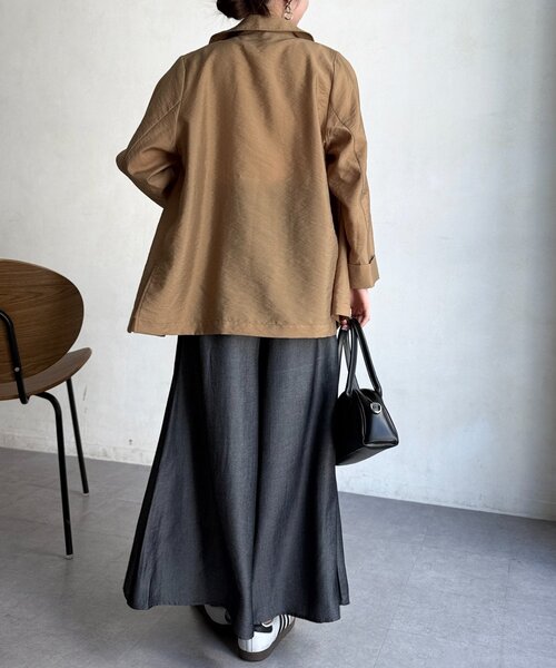 Chez toi（シェトワ）の「シアーテーラードジャケット（テーラードジャケット・レディース・オフホワイト/ベージュ・FREE）」の19枚目の写真