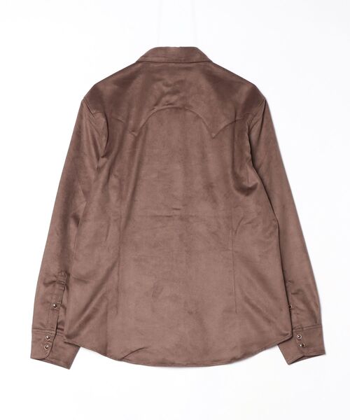 TMT(ティーエムティー)の「フェイクスエード ウエスタンシャツ(シャツ/ブラウス・メンズ・ブラウン・MEDIUM/LARGE/X-LARGE)」の7枚目の写真