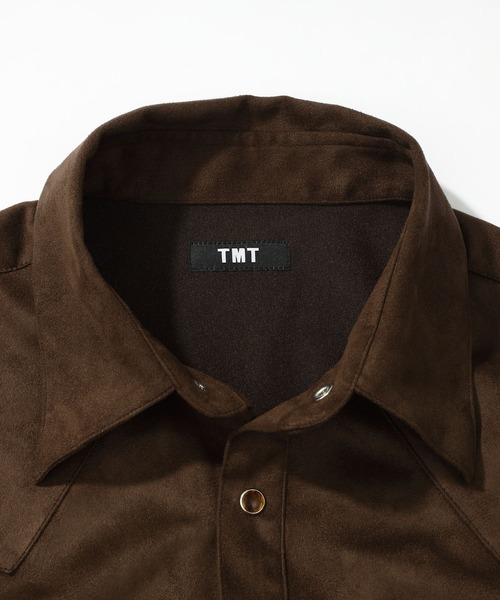 TMT(ティーエムティー)の「フェイクスエード ウエスタンシャツ(シャツ/ブラウス・メンズ・ブラウン・MEDIUM/LARGE/X-LARGE)」の2枚目の写真